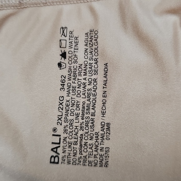 BALI Bra Sz 2xl # 3462 No Wire Tan - Picture 4 of 6